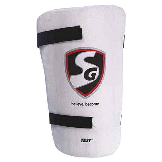 SG Test cricket thigh guard with PU casing and elastic straps