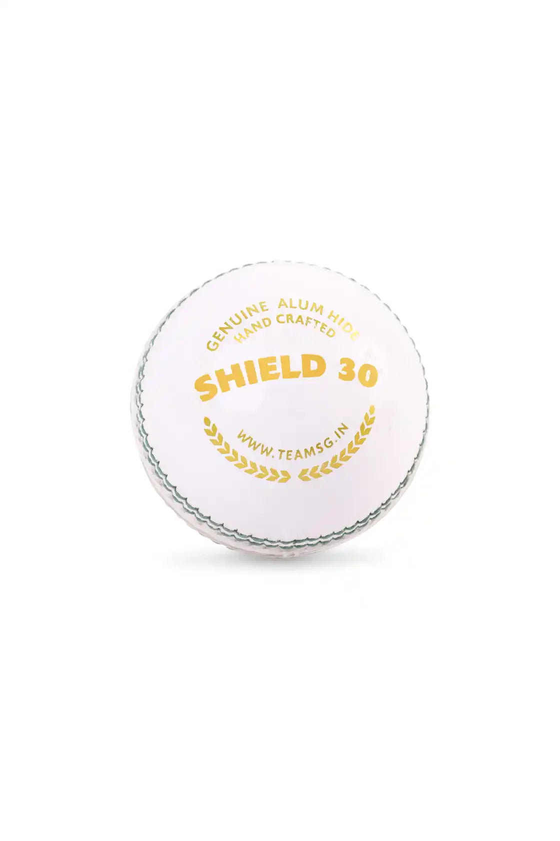 SG Shield 30 White Leather Ball