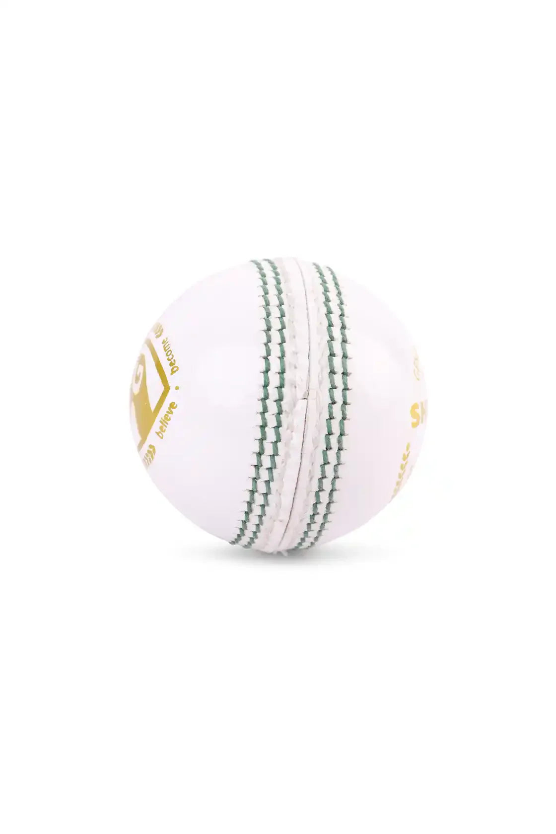 SG Shield 30 White Leather Ball