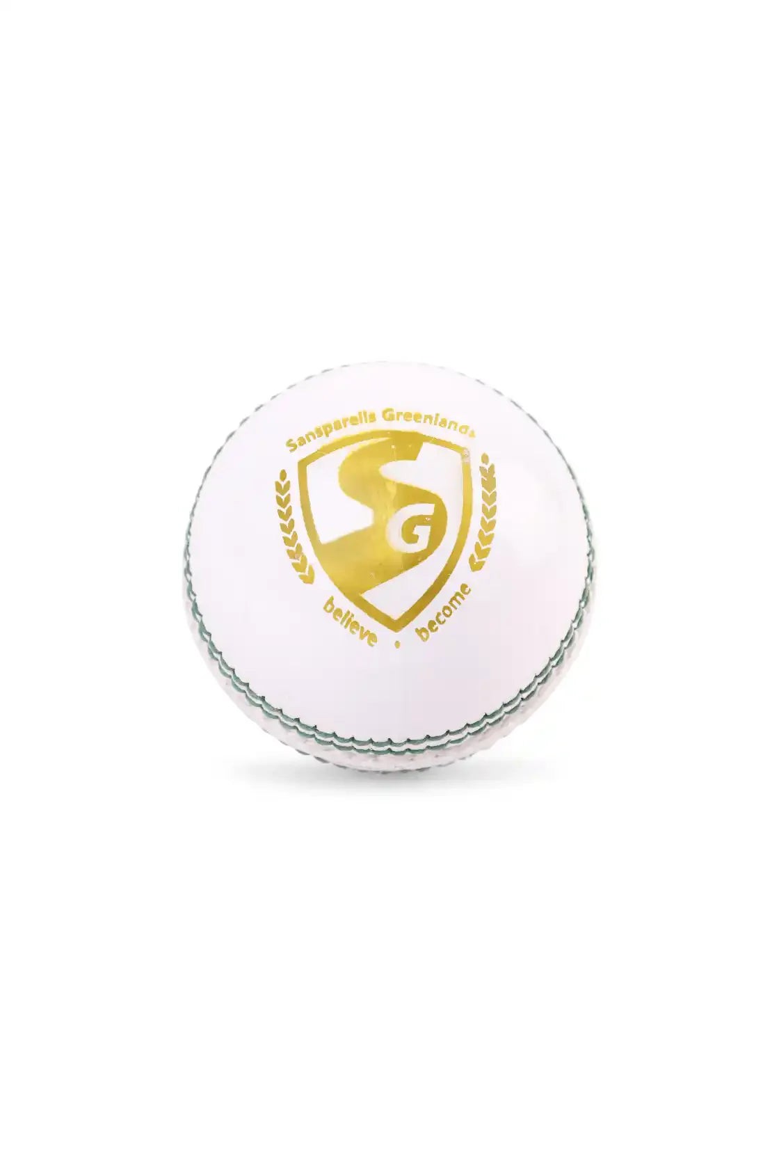 SG Shield 30 White Leather Ball